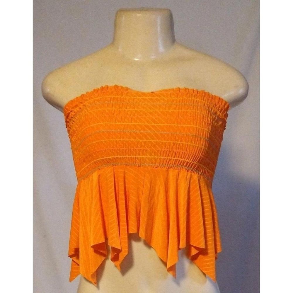 Orange tube top